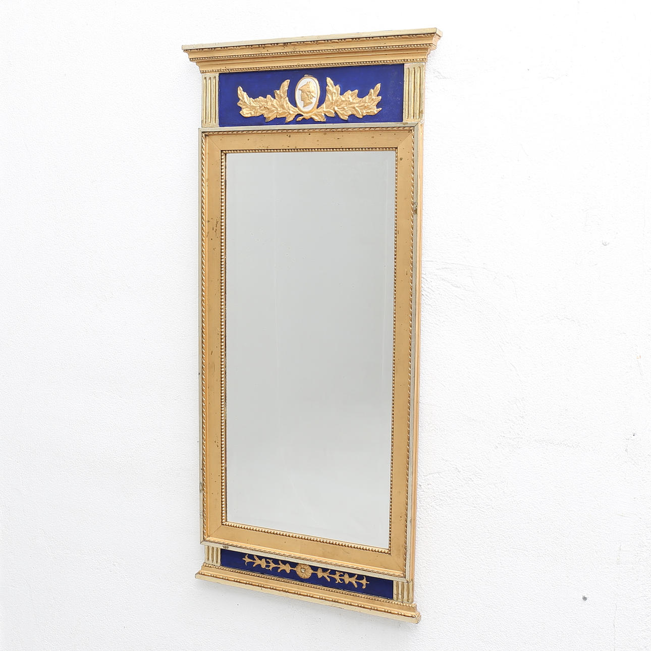 SPEGEL, förgylld, empirestil.