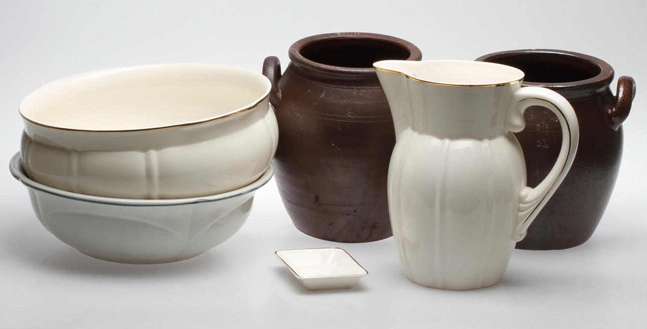 KERAMIK, 6 delar, bland annat Gefle och Höganäs.