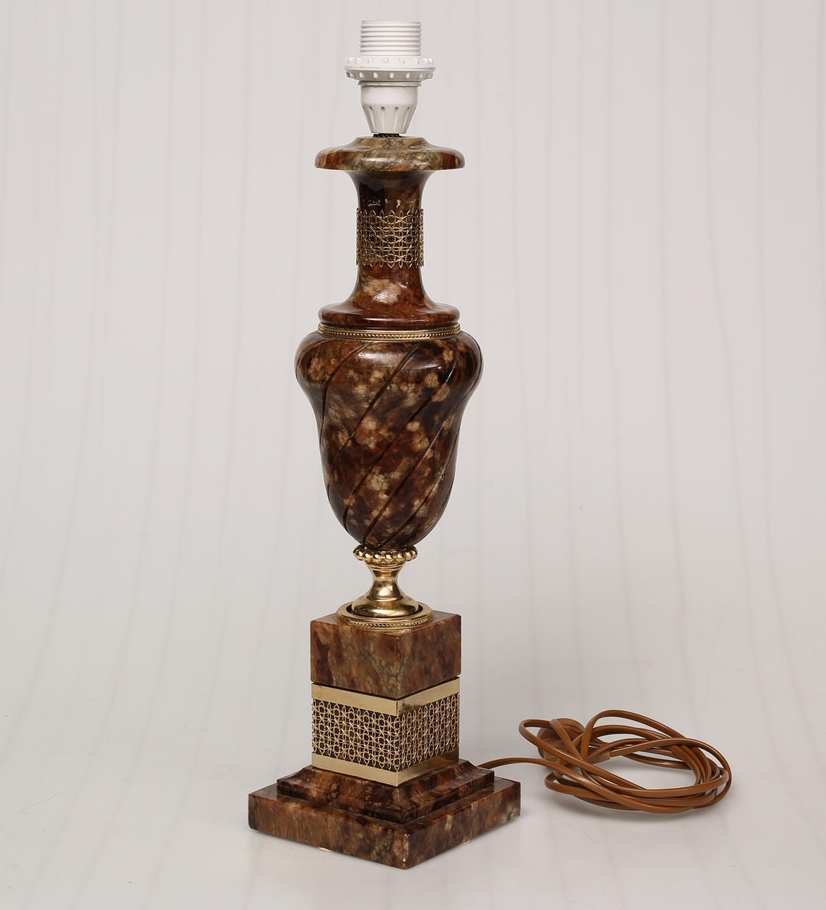 Bordlampe, alabaster, Italien.