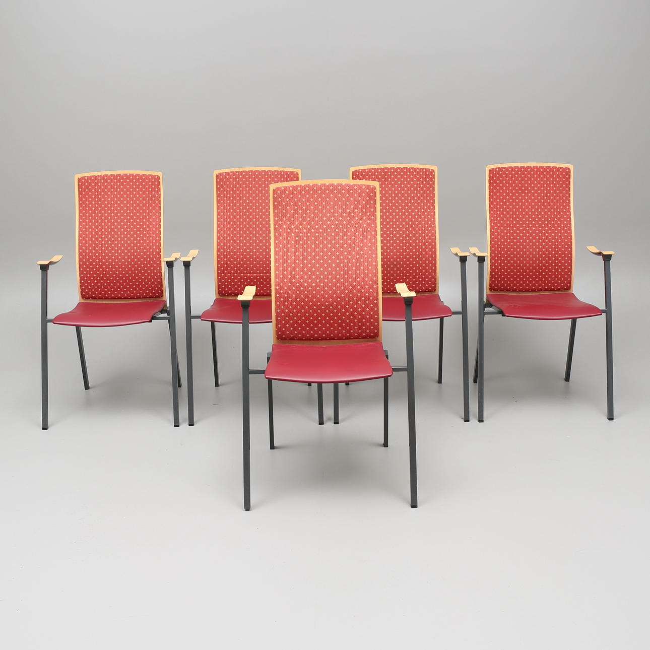 KARMSTOLAR, 5 st, kontor, Klaessons Möbler AB, Fjugesta.