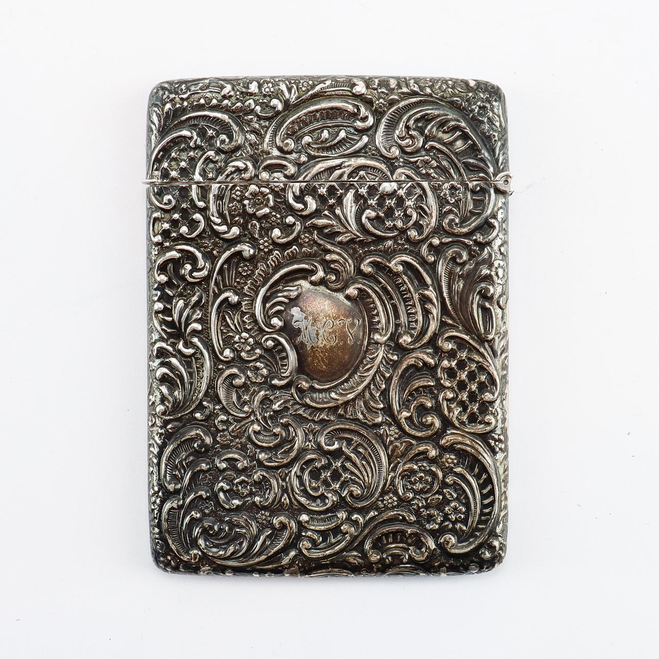 ETUI silver, reliefdekor.
