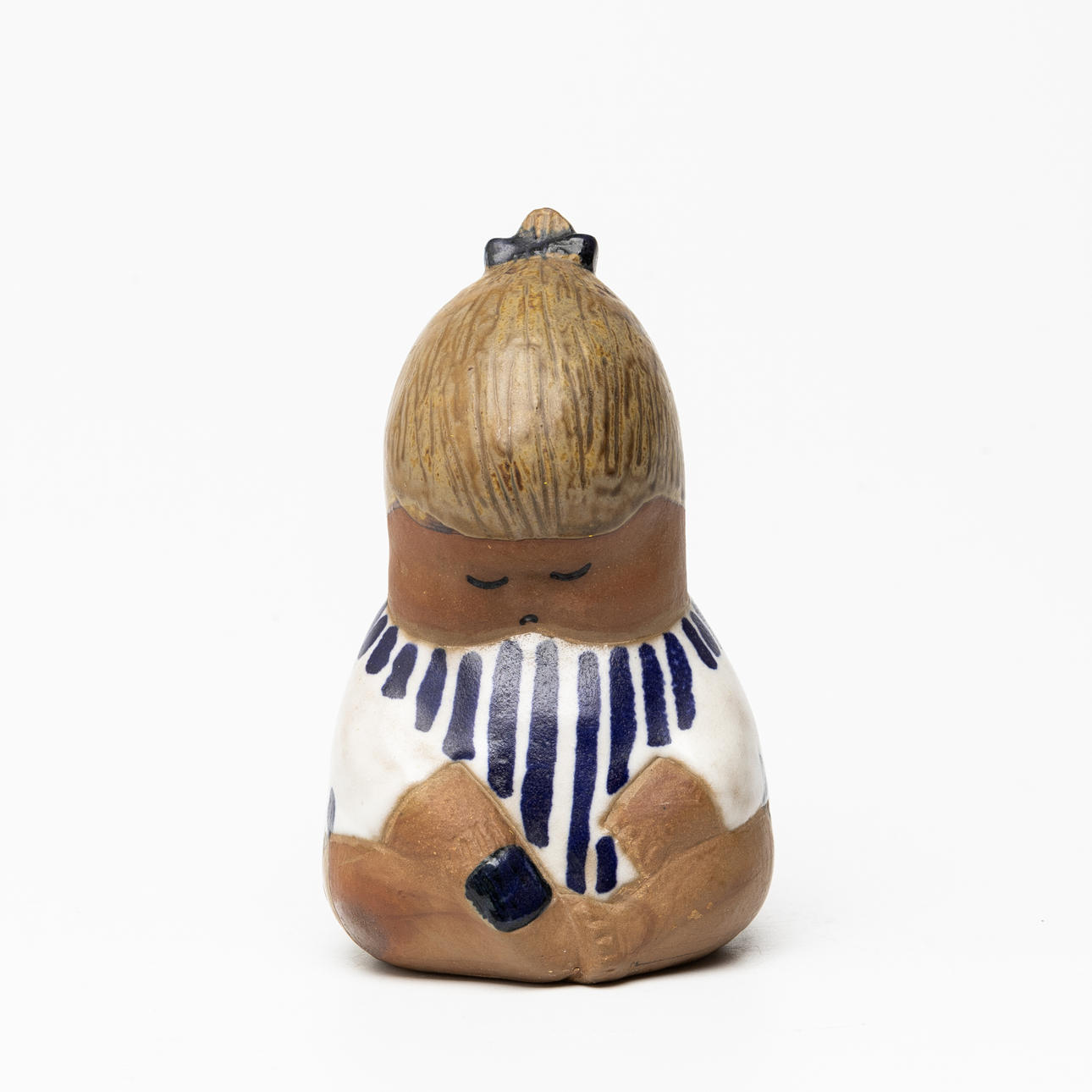 LISA LARSON. Eine Figur, „Johanna“, Gustavsberg, Steinzeug.