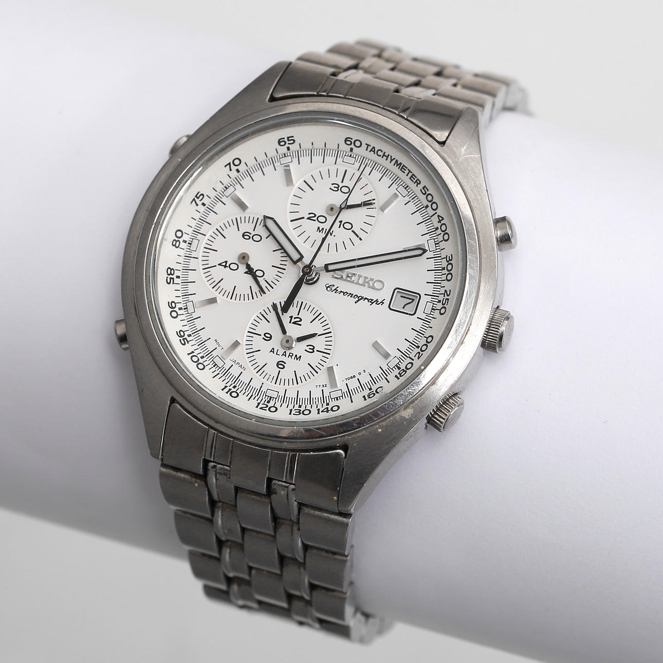 SEIKO CHRONOGRAPH 7T32-7C60, quartz wristwatch, 1990s. Clocks