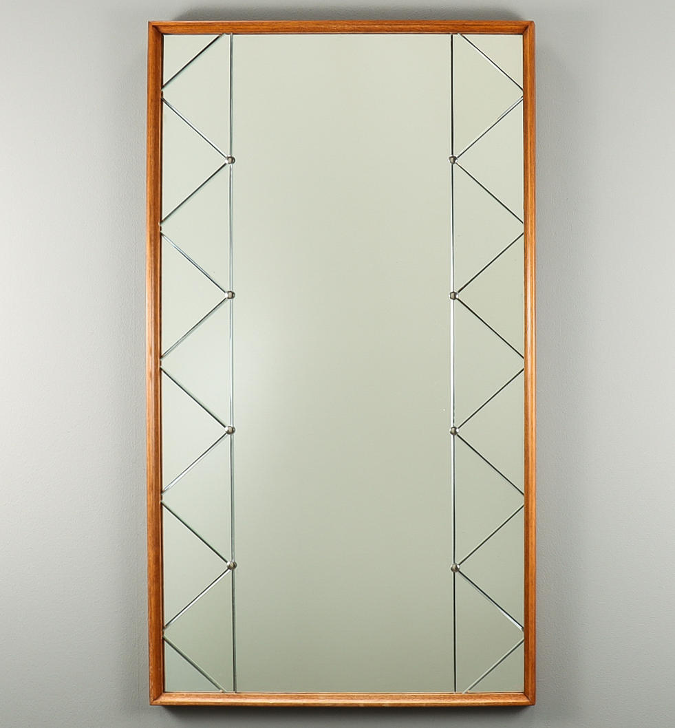 VÄGGSPEGEL med träram.