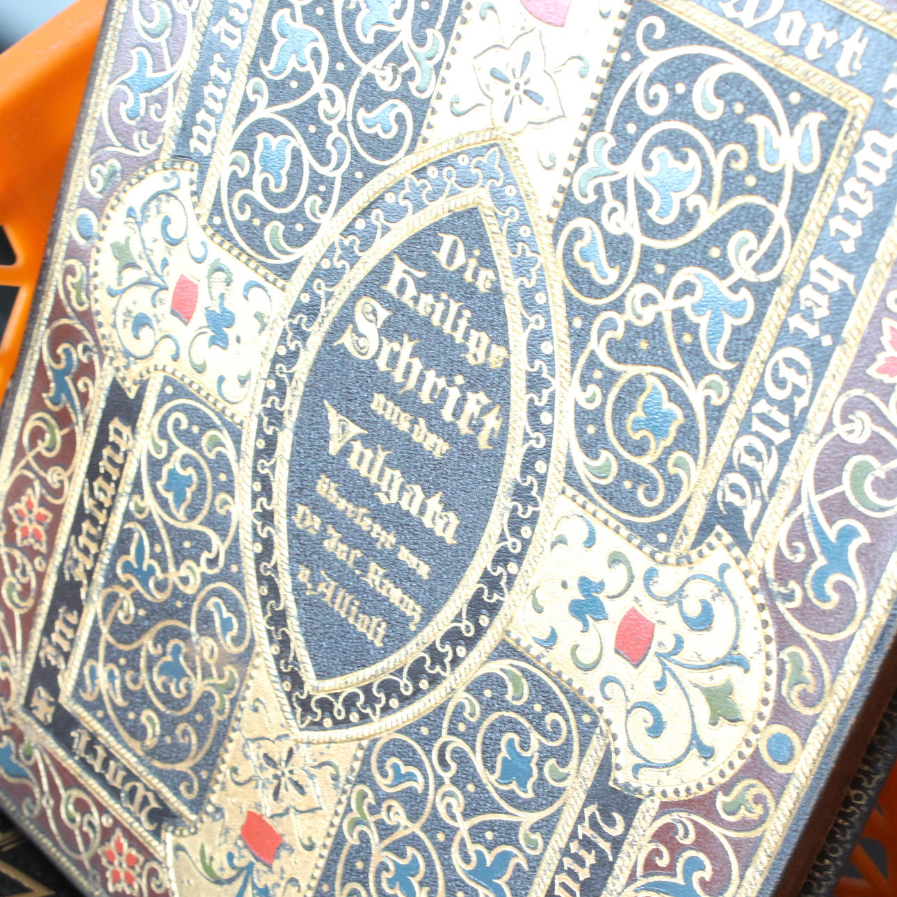 Large collection of Bibles, including “The Catholic House Treasure ...