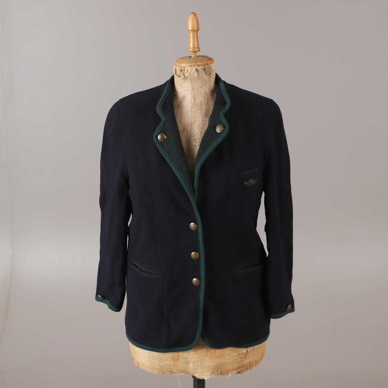 DAMEJAKKE, uld, Stenbukken, Tyrol.