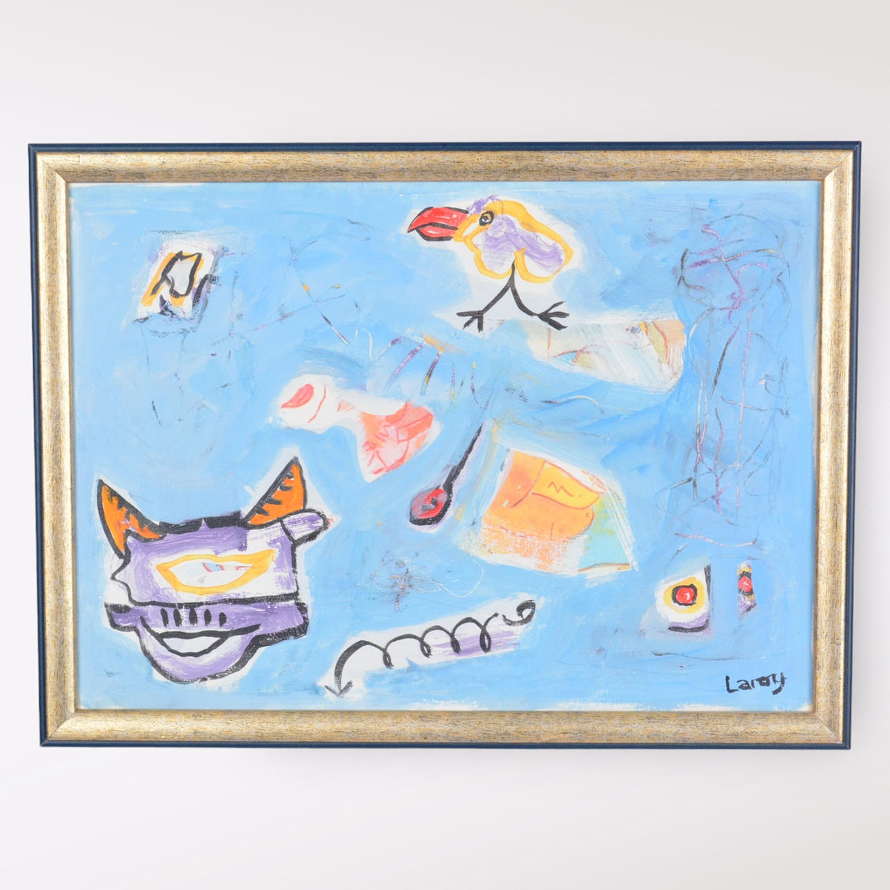 TONY LAROY STRANDBERG. Gouache.