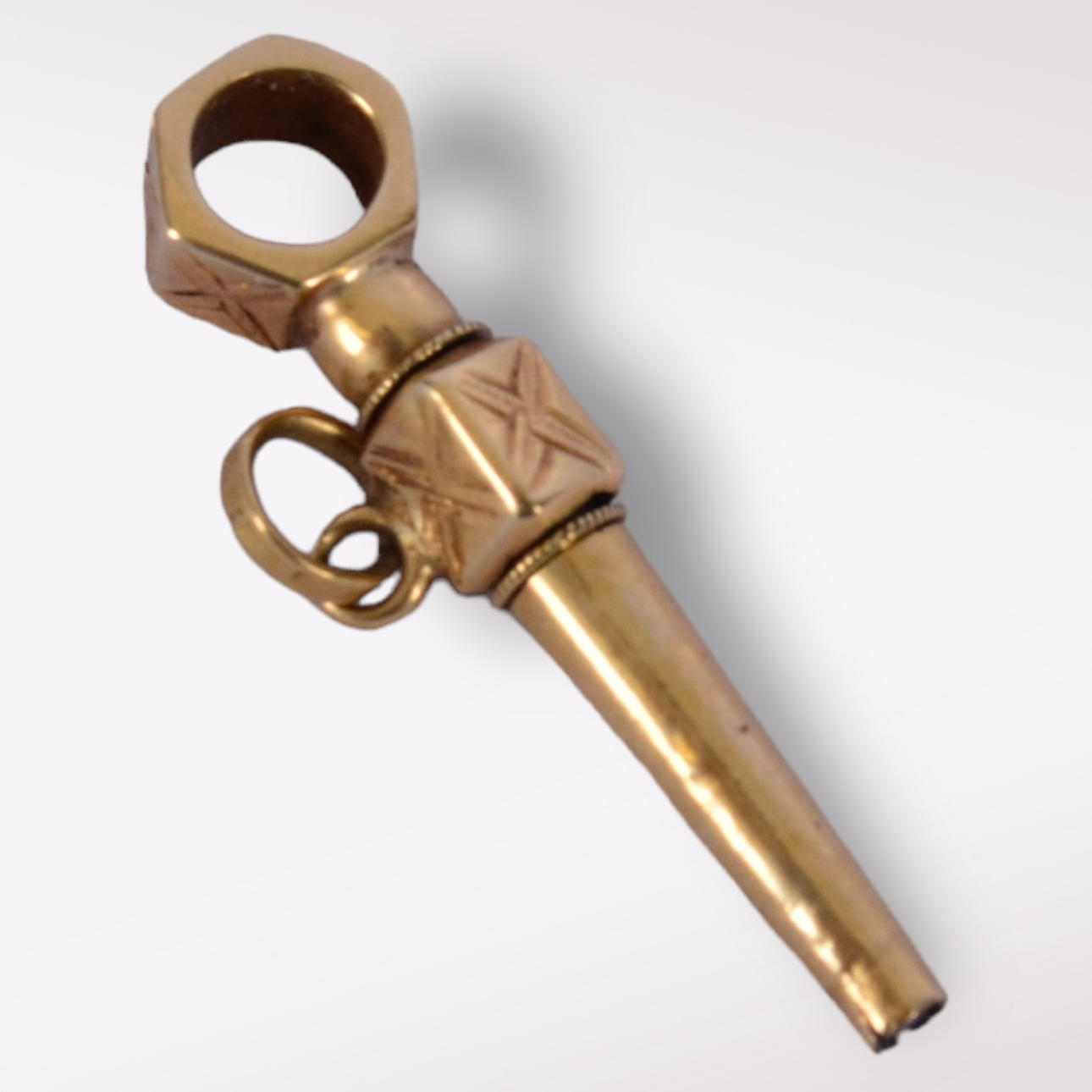 POCKET WATCH KEY, 18K.