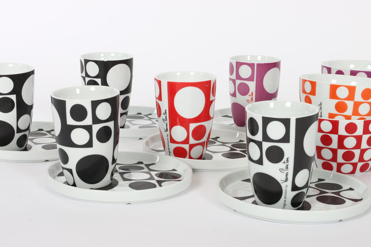 A set of 18 pieces, Artwork Verner Panton, Design Pernille Vea