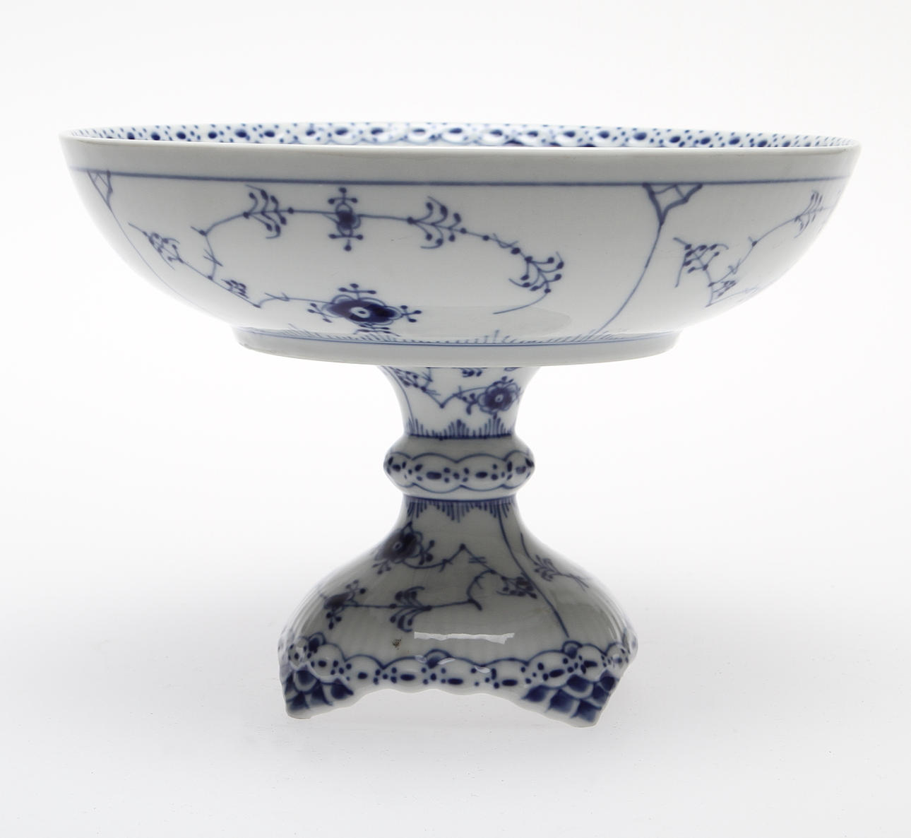 KAKFAT på fot, porslin, Musselmalet, Kunglig Dansk.