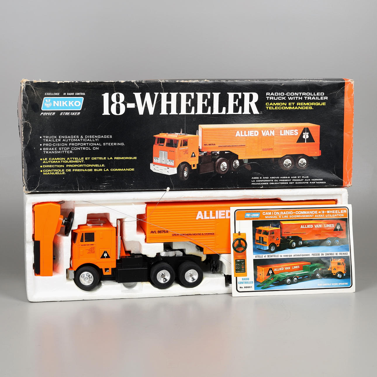18輪トレーラーBT／ ニッコー NIKKO ／40Mhz／1/24スケール／電動