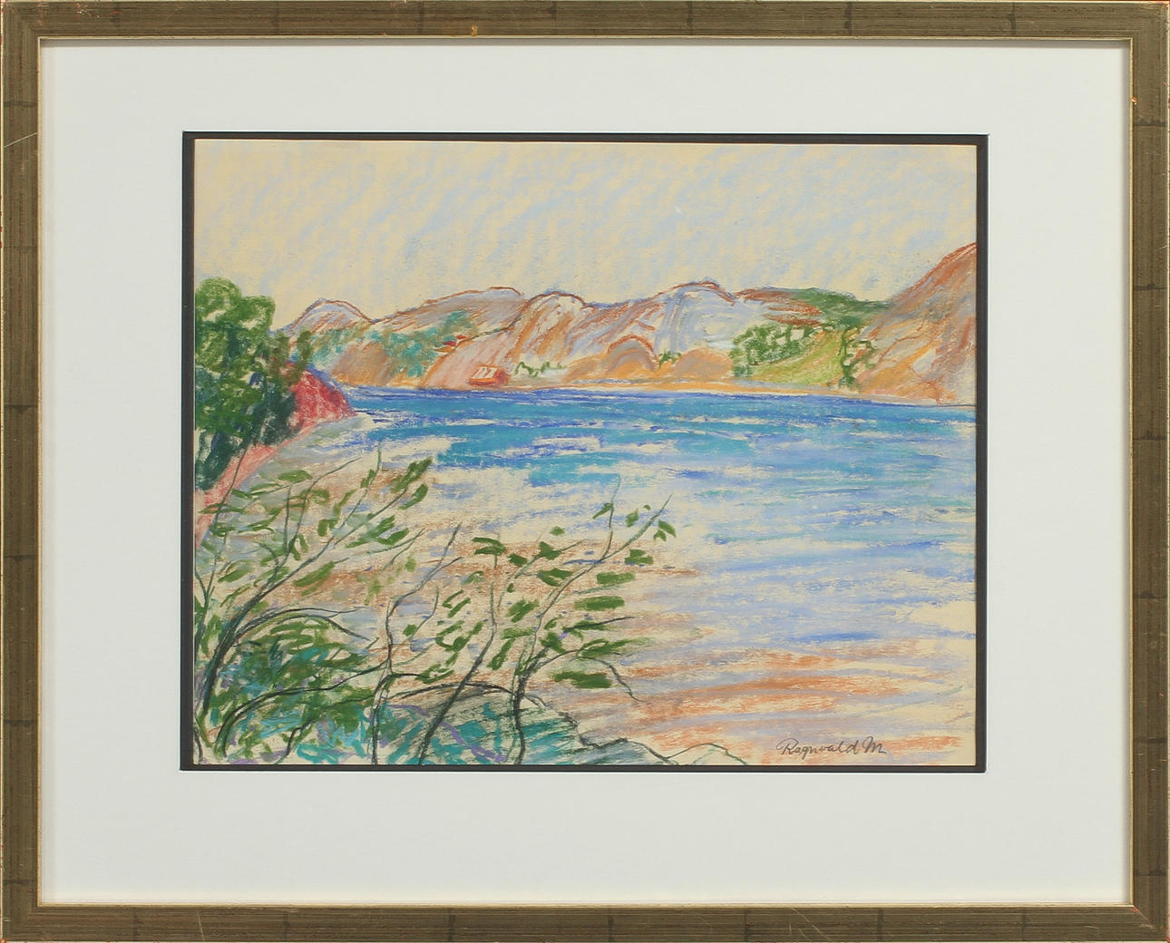 RAGNVALD MAGNUSSON. Syd Koster", pastell, signerad.