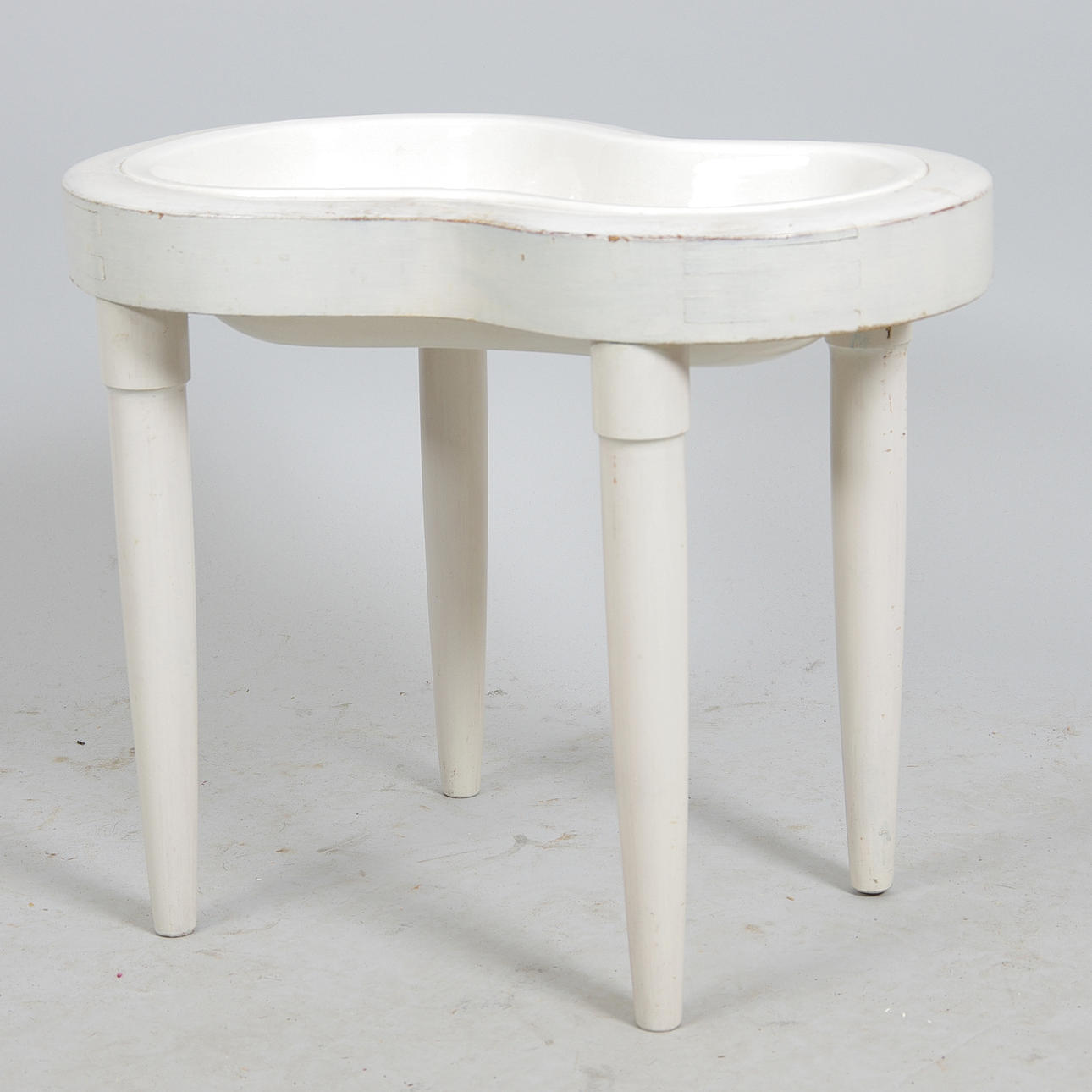 BIDÉ, trä/porslin, Rörstrand.