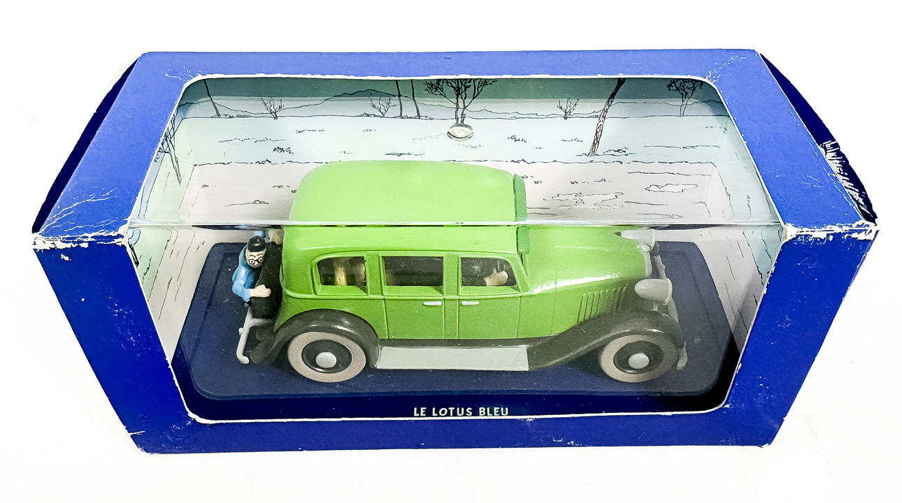 A set of 5 collectible cars, Tintin Hergé-Moulinsart, Editions
