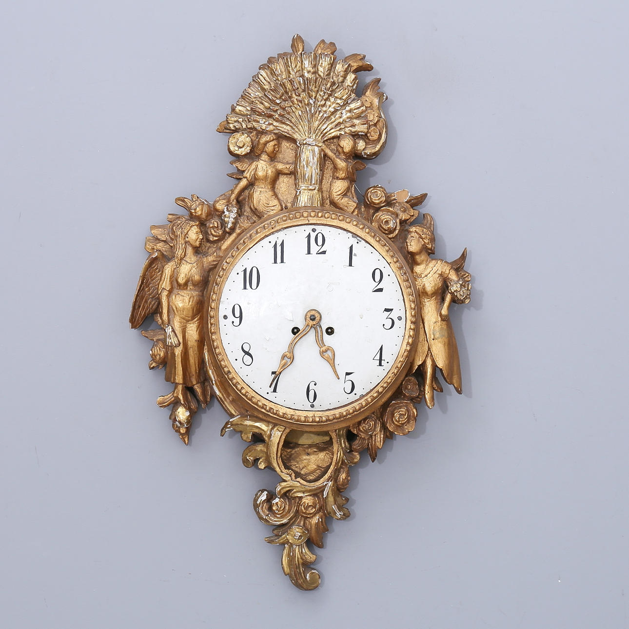 VÄGGPENDYL, gustavianskt, 1700-tal.