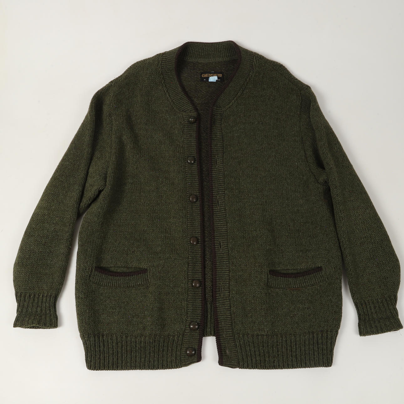 HERRKOFTA, stickad ull, Geiger Tyrol, Österrike.