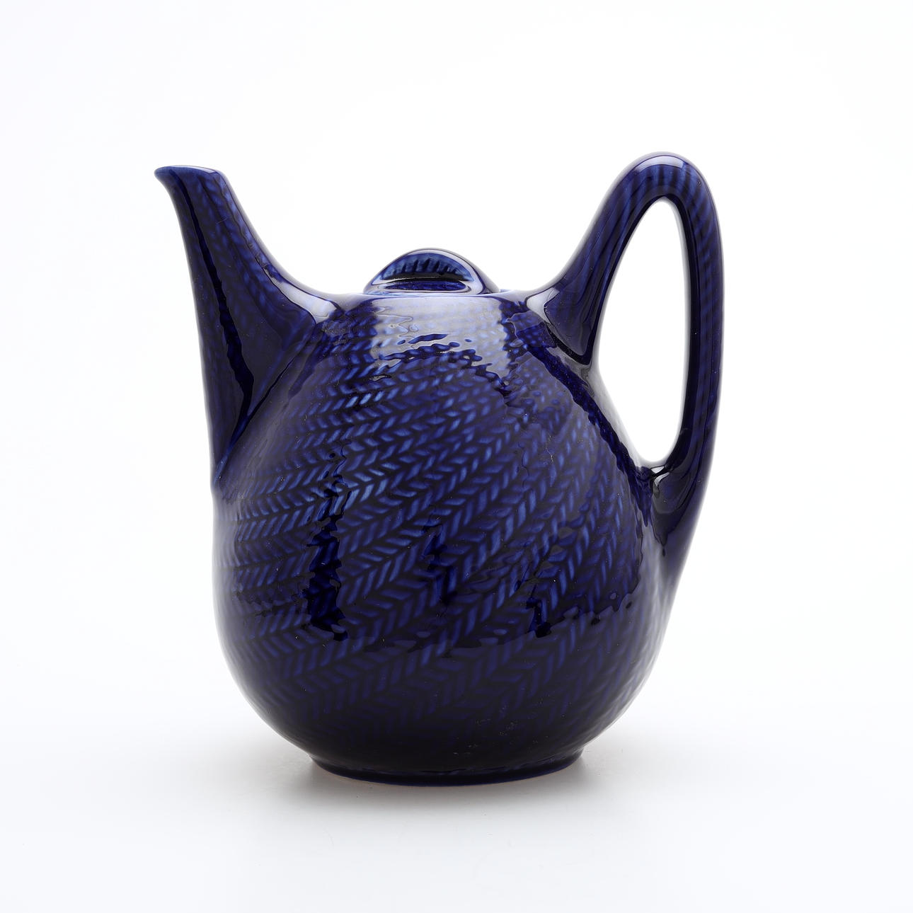 HERTHA BENGTSSON. «Blue Fire», tetera, Rörstrand.