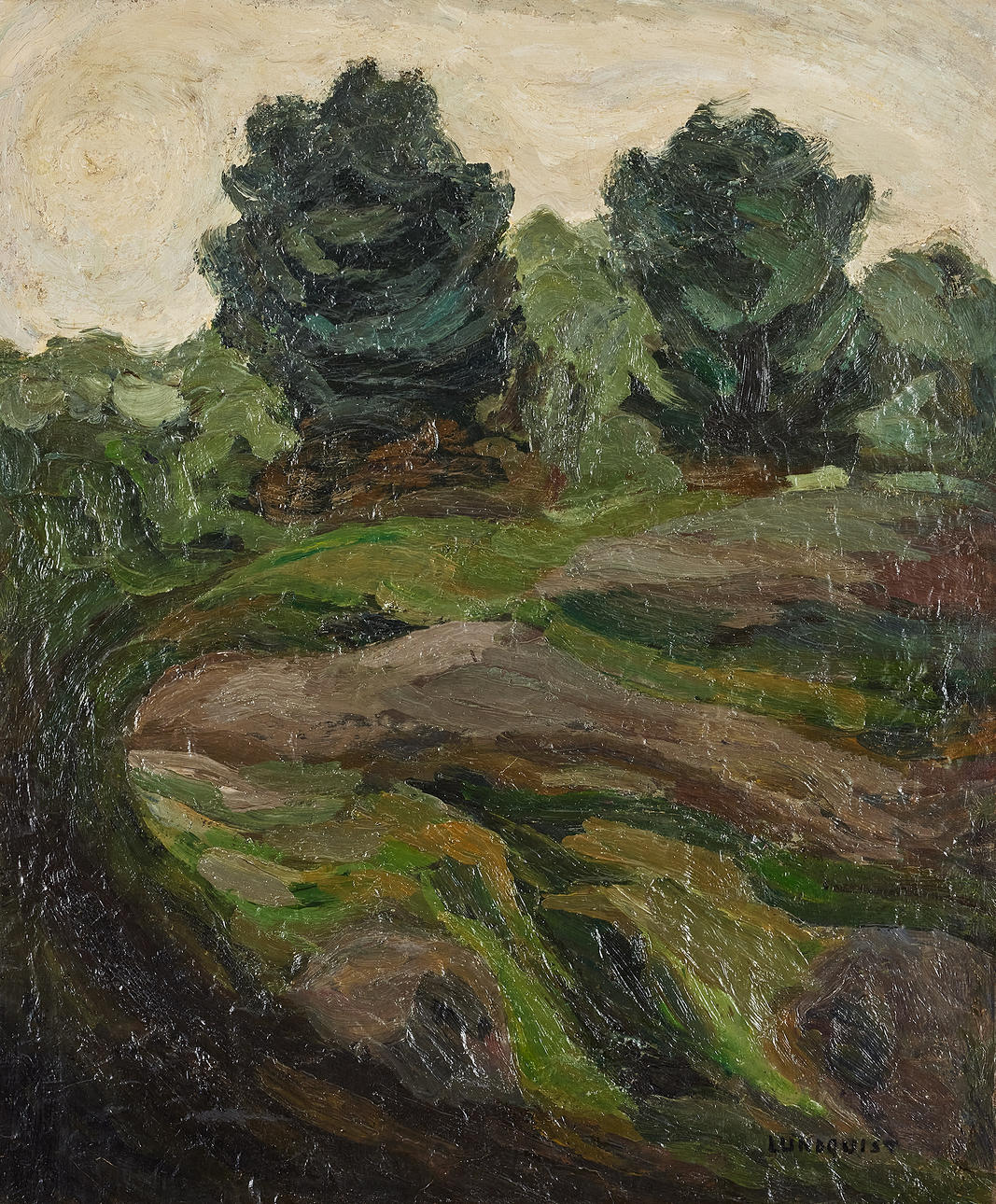 EVERT LUNDQUIST. “Landscape from Runmarö”.