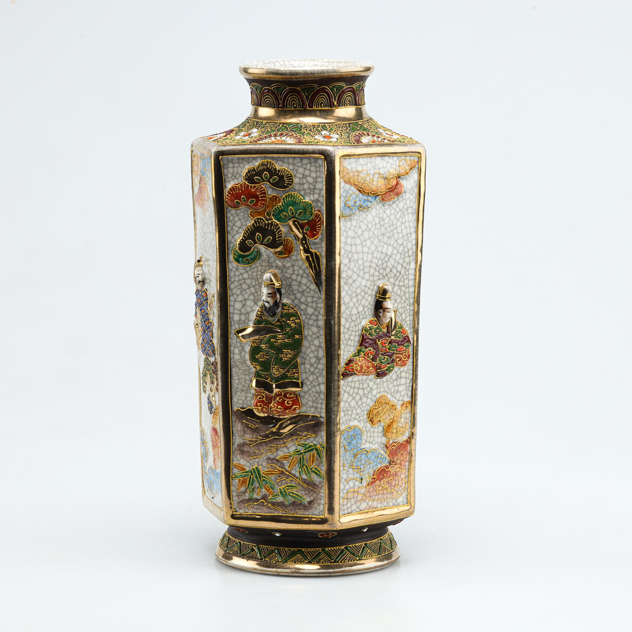 VAS, Satsuma, Japan, omkring år 1900. Keramik & Porslin Orientaliskt