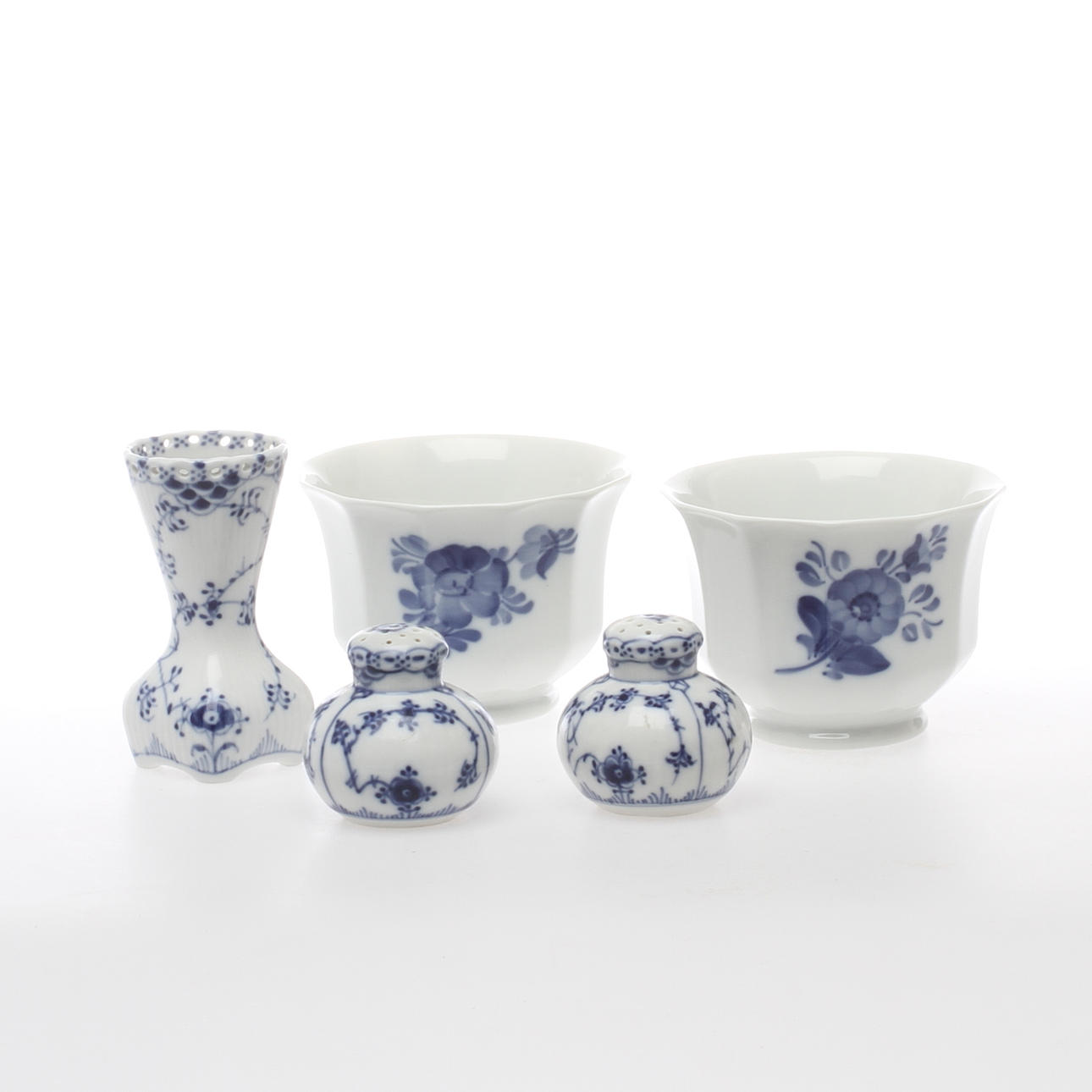 PARTI PORSLIN, 5 delar, Royal Copenhagen.