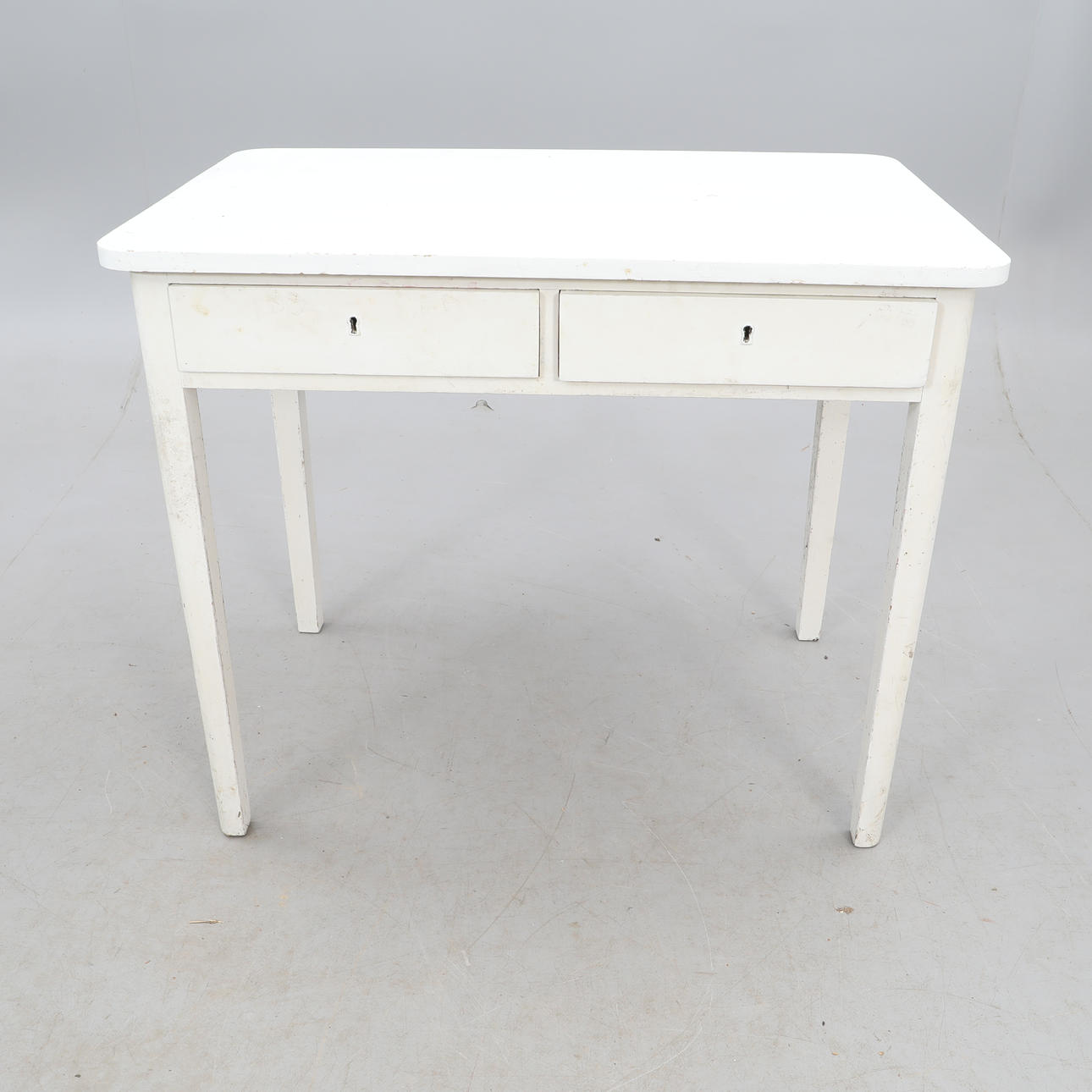 SKRIVBORD, två lådor.