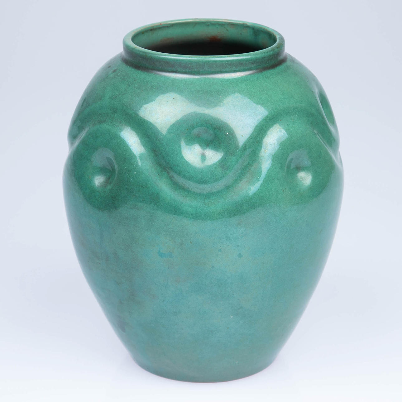 Eine Keramikvase, Upsala-Ekeby, 1930er/40er Jahre.