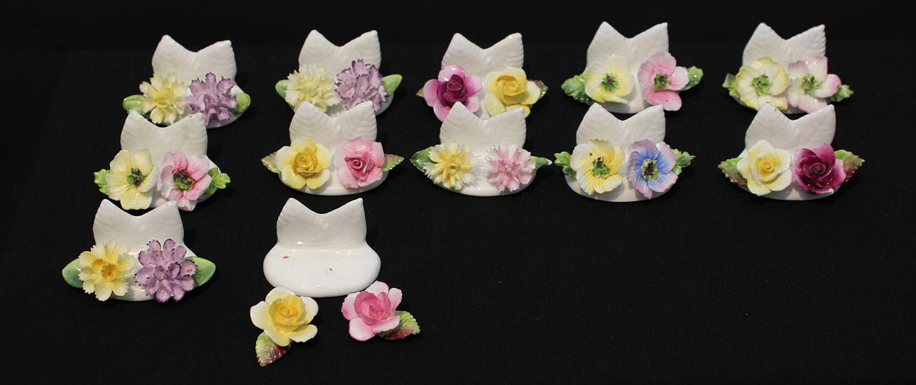 Placeringsblommer (12) COALPORT.