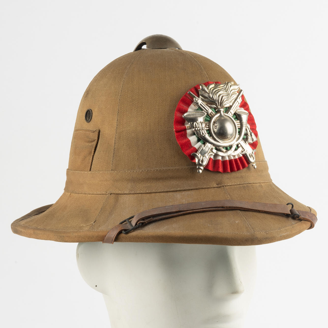 A Colonial Tropic Helmet, Italian Army.