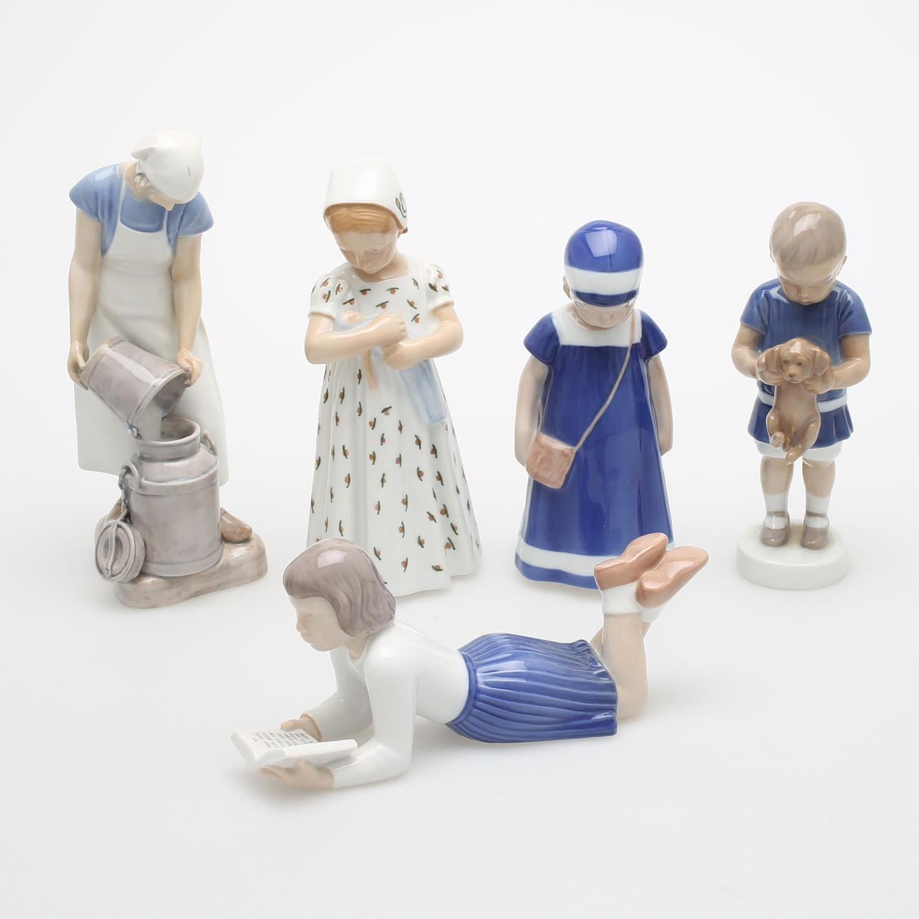 FIGURINER, 5 st, Bing & Gröndahl, Danmark.