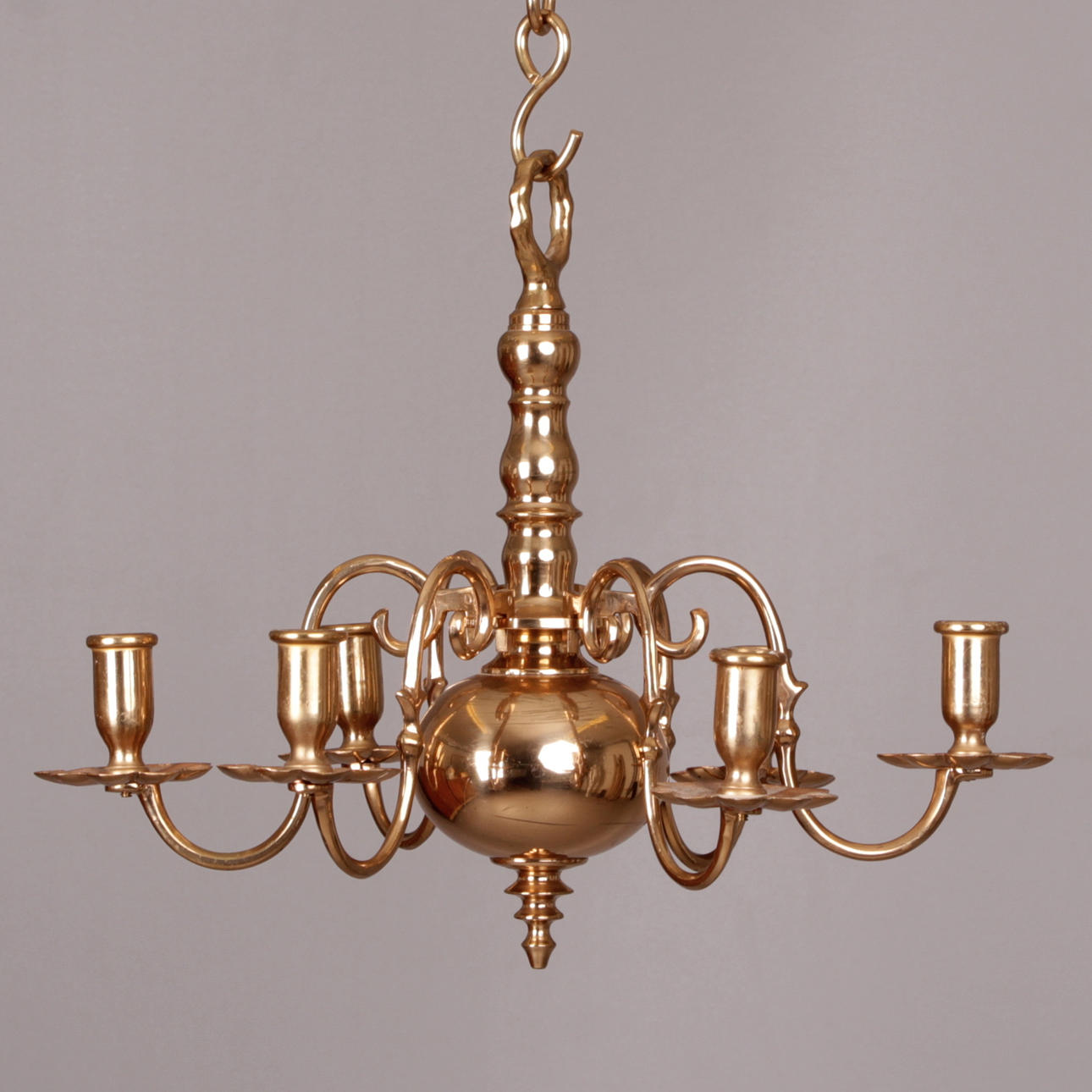 LJUSKRONA, mässing, V. Fong, Grenna. 1900-tal.