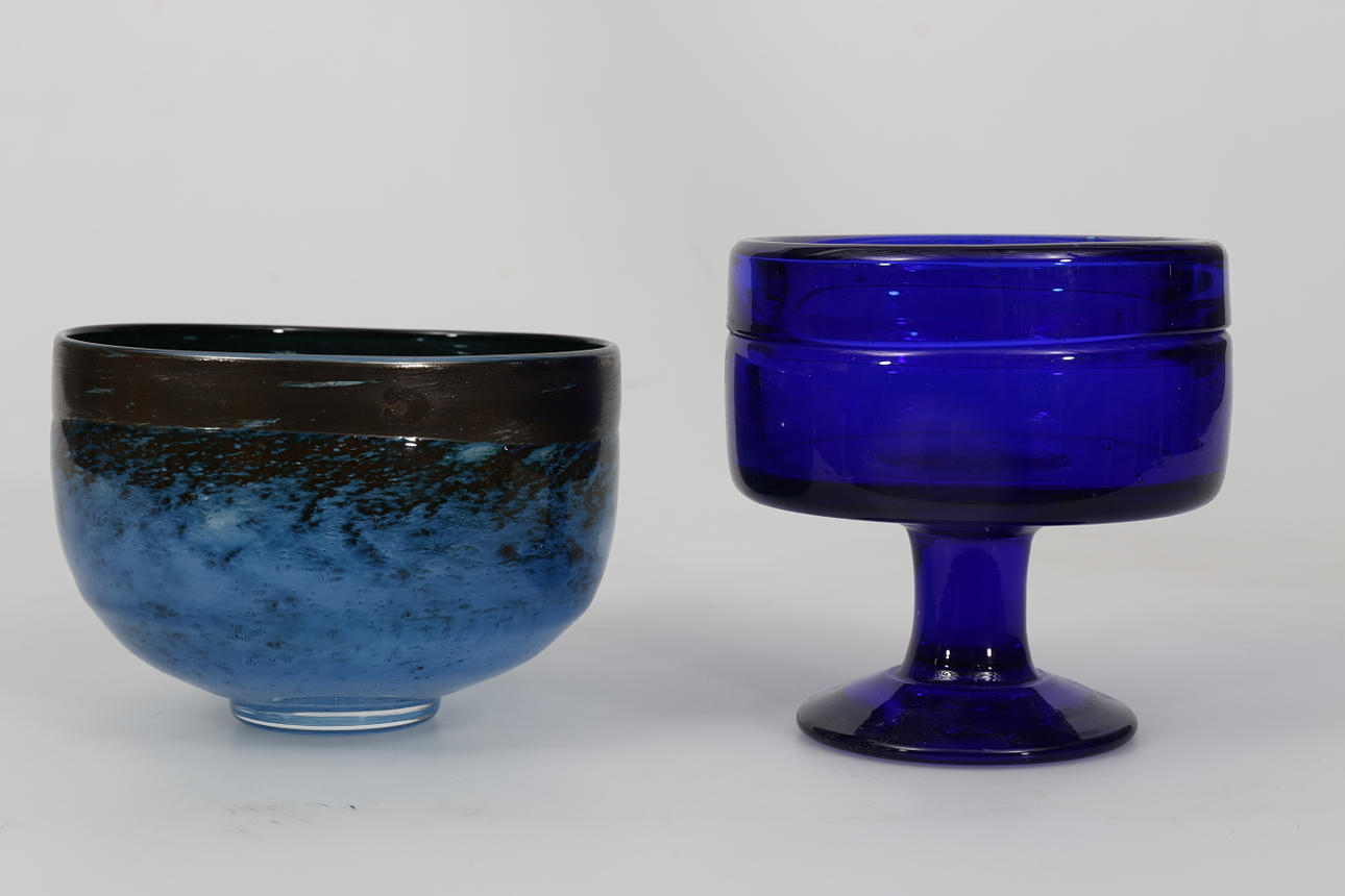 SKÅLAR, glas, 2 stycken, Bertil Vallien och Erik Höglund.