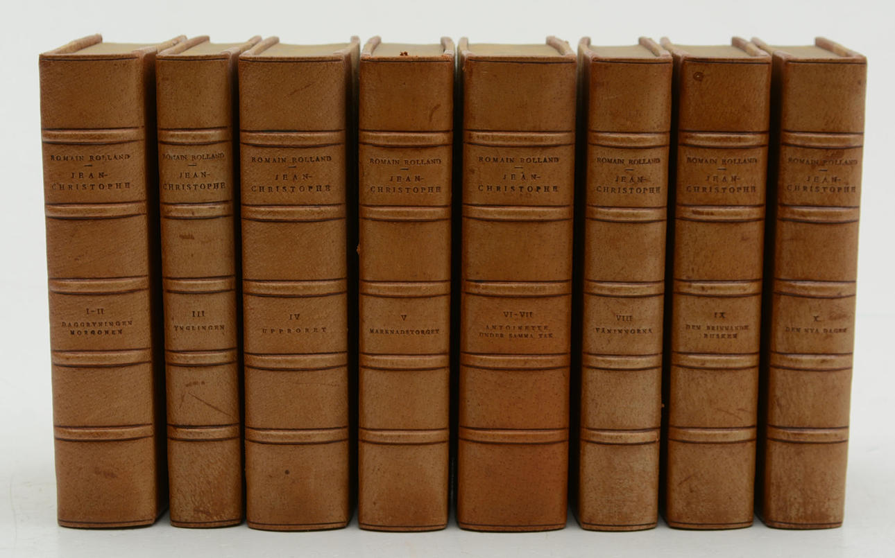 ROLLAND, ROMAIN. Jean-Christophe I-X.