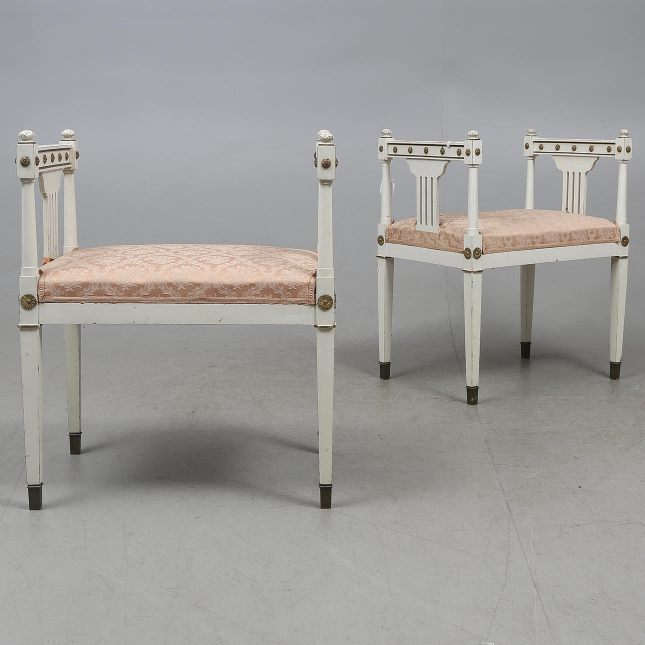 BANKETTER, ett par, empirestil, 1900-talets början.