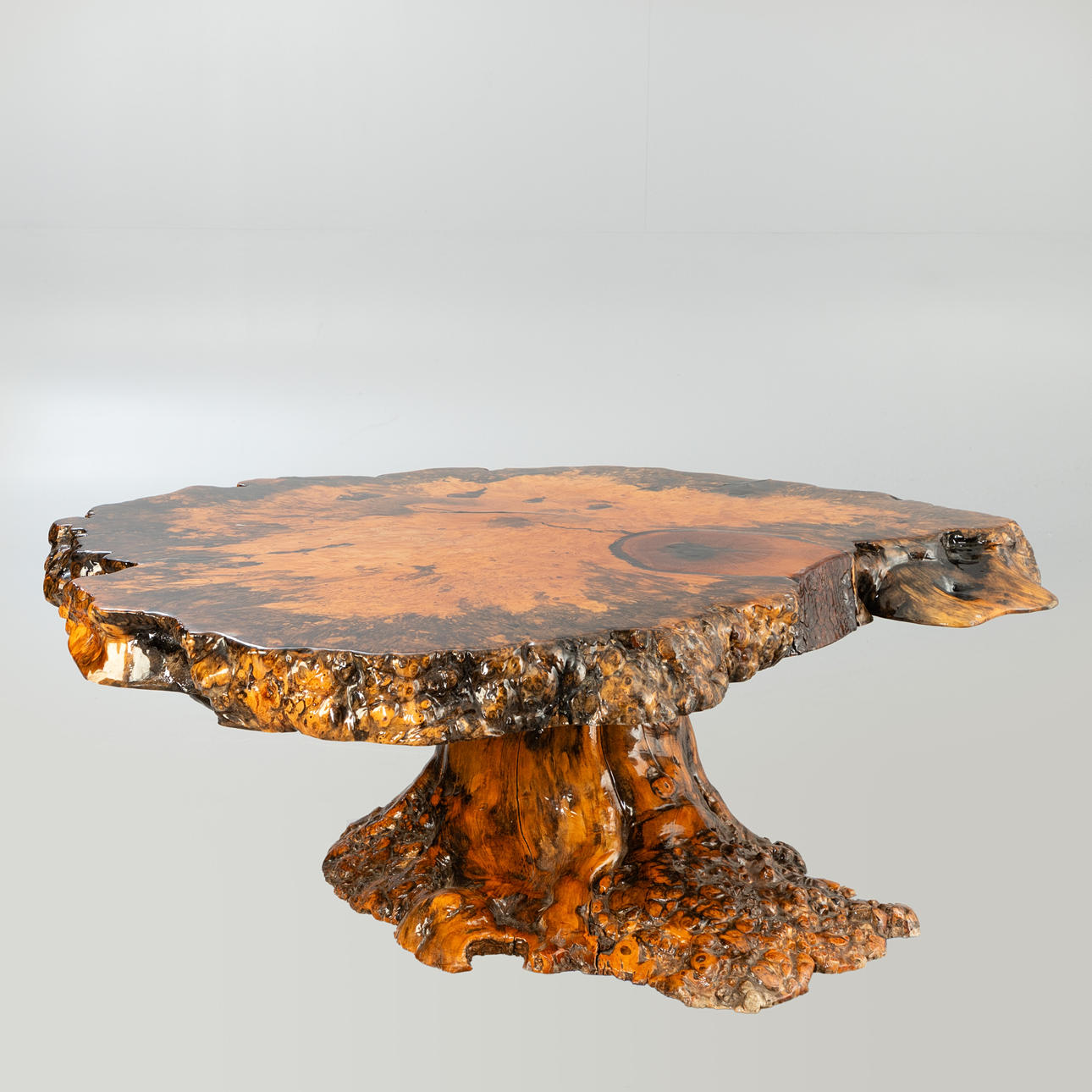 Couchtisch / Baumtisch, Unikat.