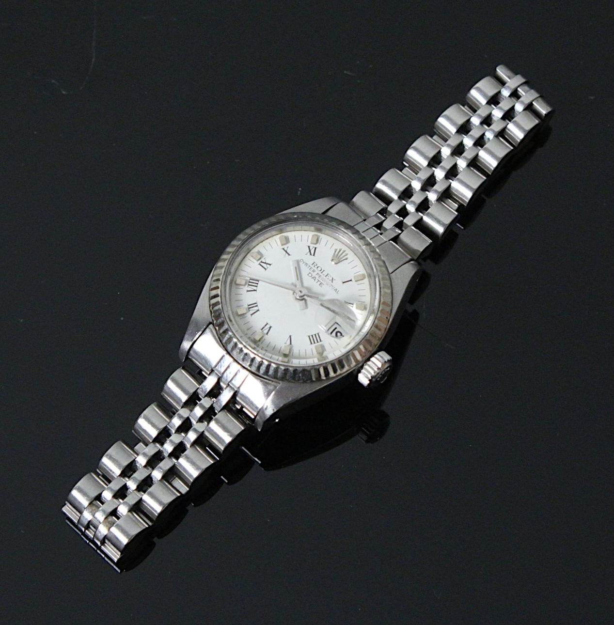 ROLEX. 'Oyster Perpetual Date' wristwatch.