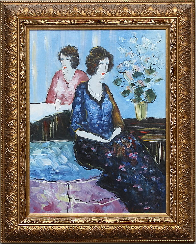 MARY VARLEY. Olja på duk, signerad.