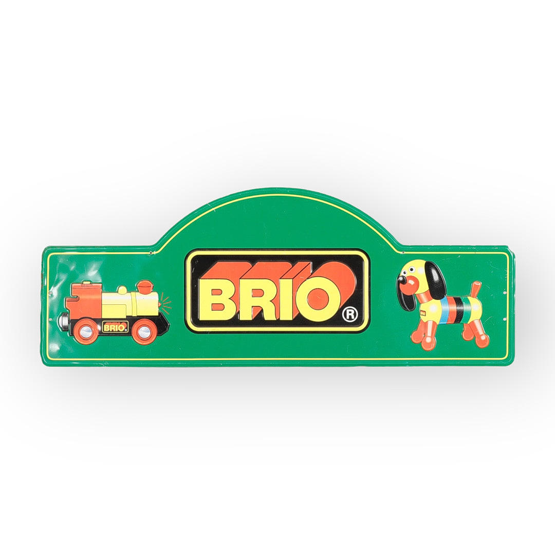TIN SIGN, brio, 20th century.