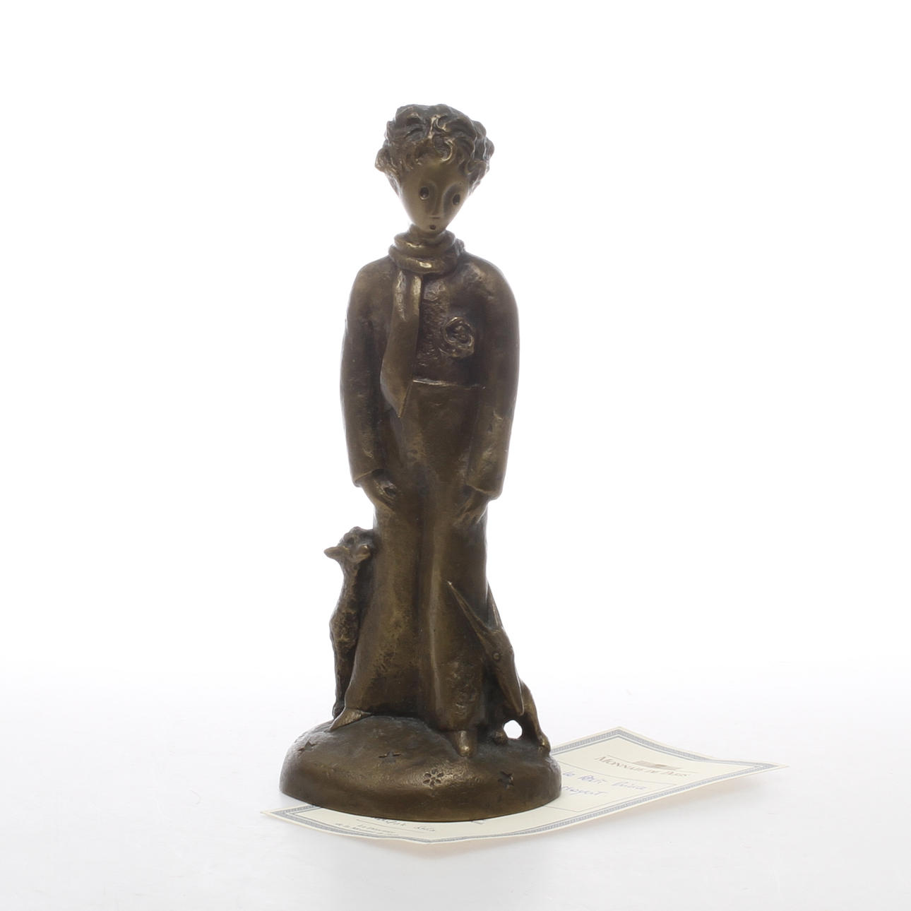 RENEE MAYOUT. "Le Petit Prince", skulptur, brons, Monnaie de Paris.