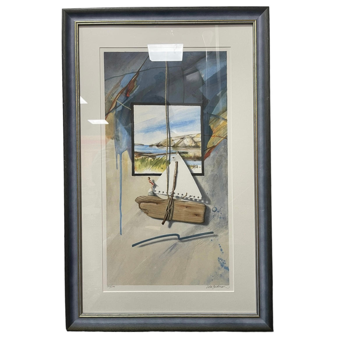 LOTTA BACKMAN. Värillinen litografia.