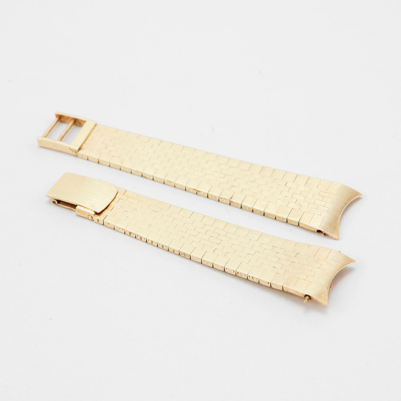 KLOCKLÄNK, 14k guld, vikt ca 48 gram.