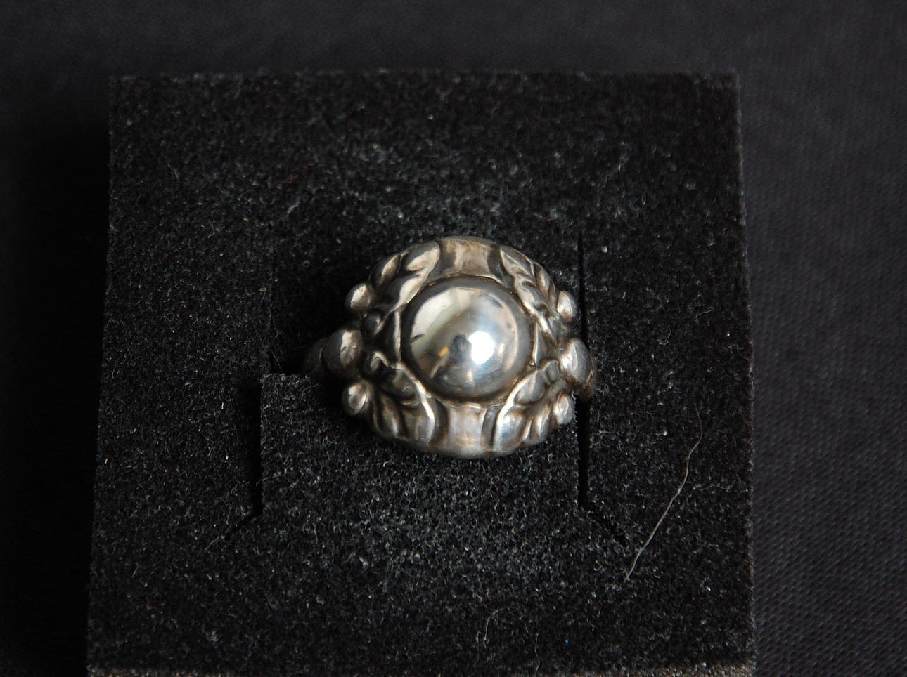 RING, silver George Jensen, stämpel 1933-1944.