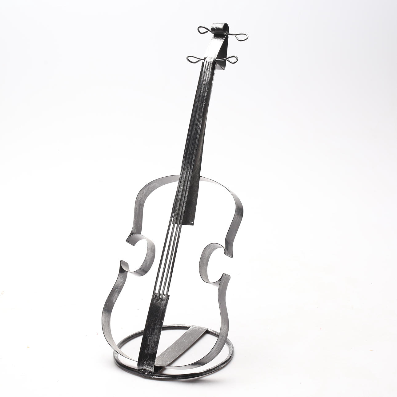 SKULPTUR, Metall, Geige.