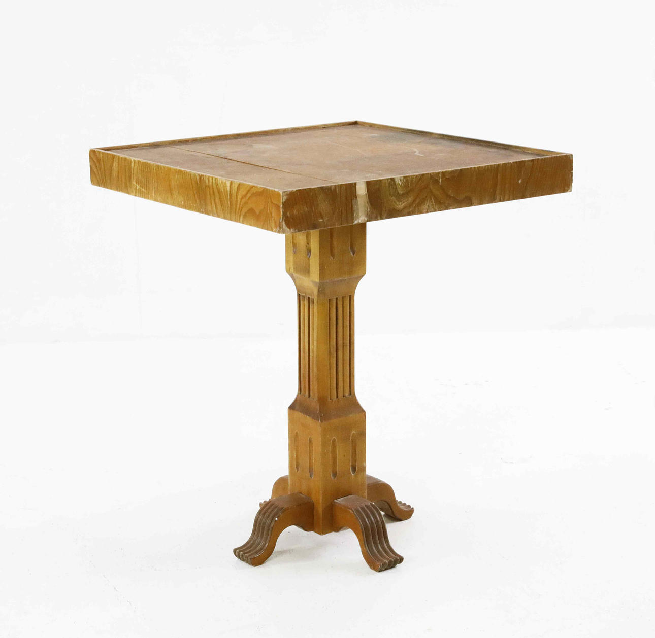 A 20th century folding table.