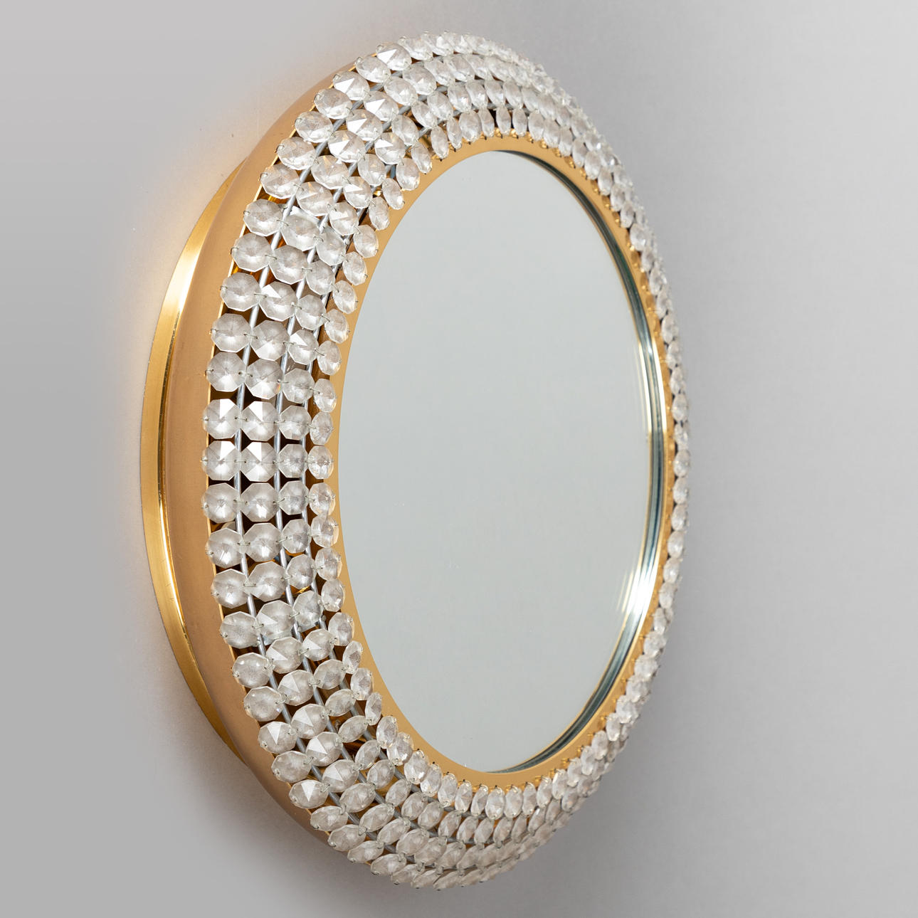 Palwa. Palme + Walter. Hinterleuchteter Kristallspiegel.