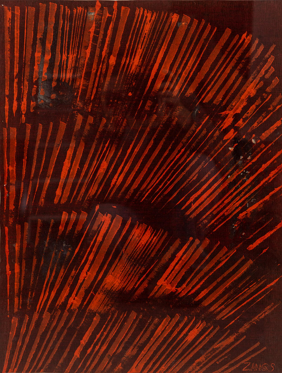 HERBERT ZANGS (1924-2003). Scheibenwischerbild.