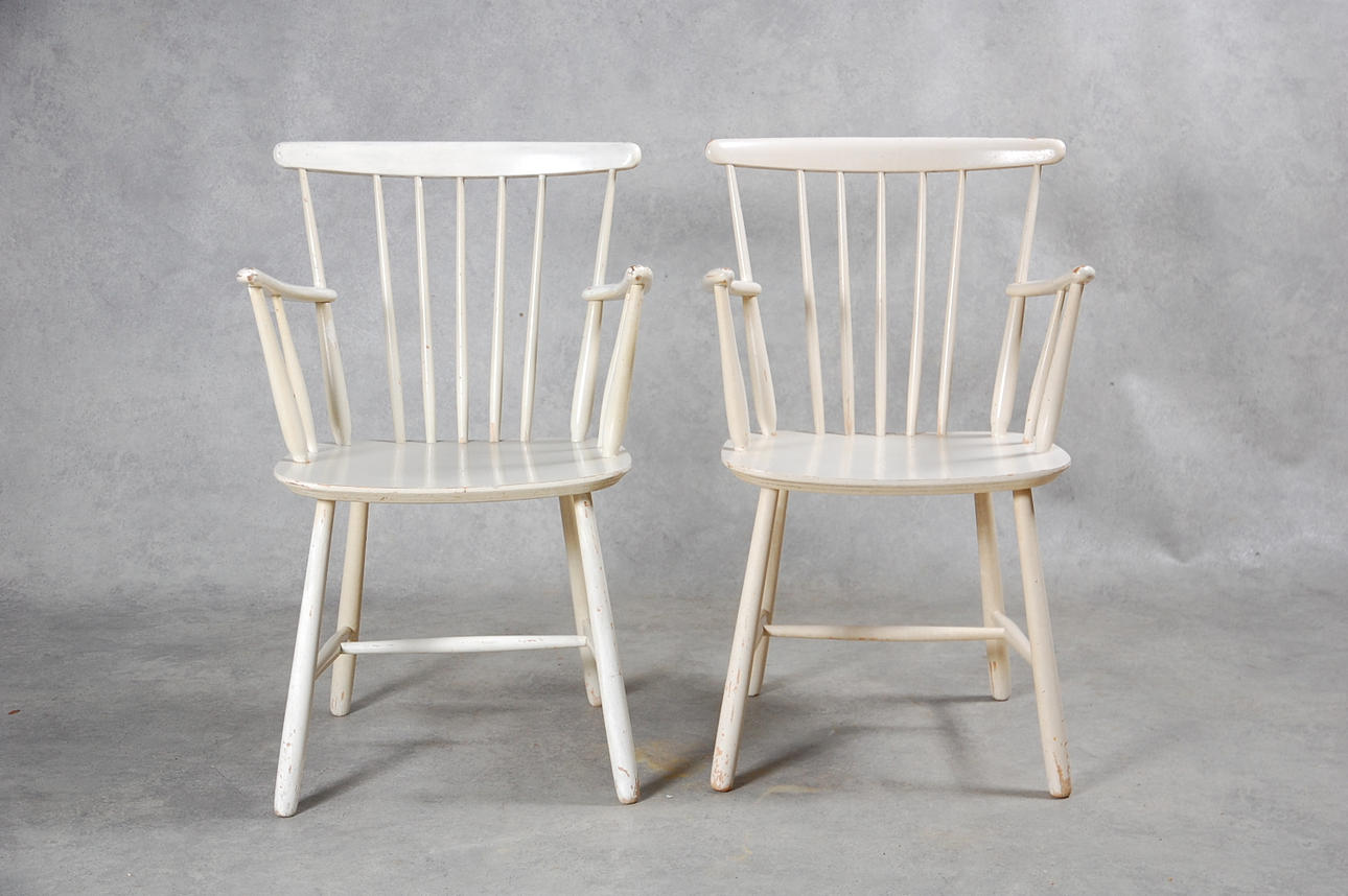 PINNSTOLAR, 1 par., Börge Mogensen för FDB Möbler Danmark.