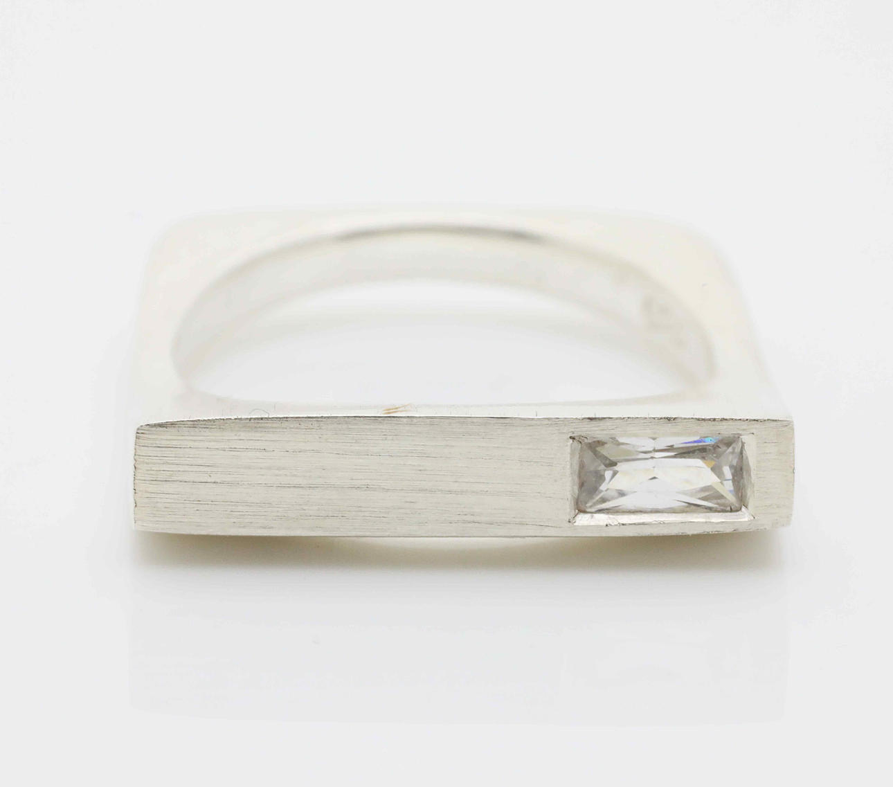 MEXX. Ring, Silber, kubischer Zirkonia.