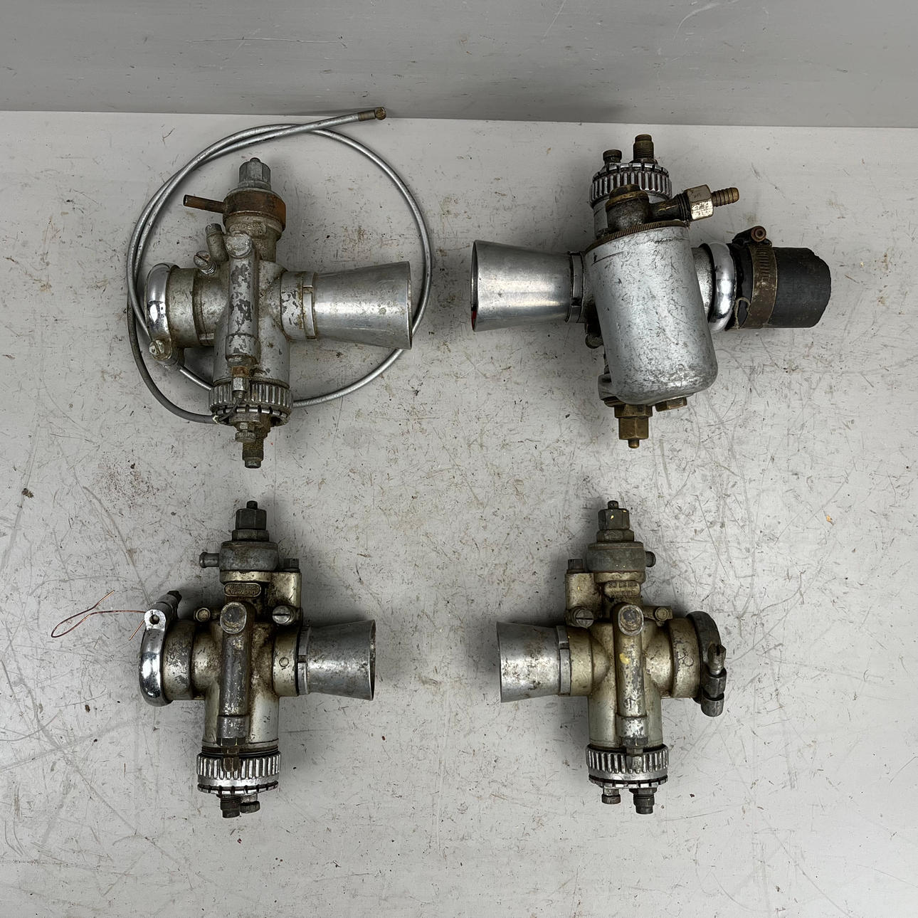 DELLORTO SS1, 4-piece carburettor, circa 1950/60