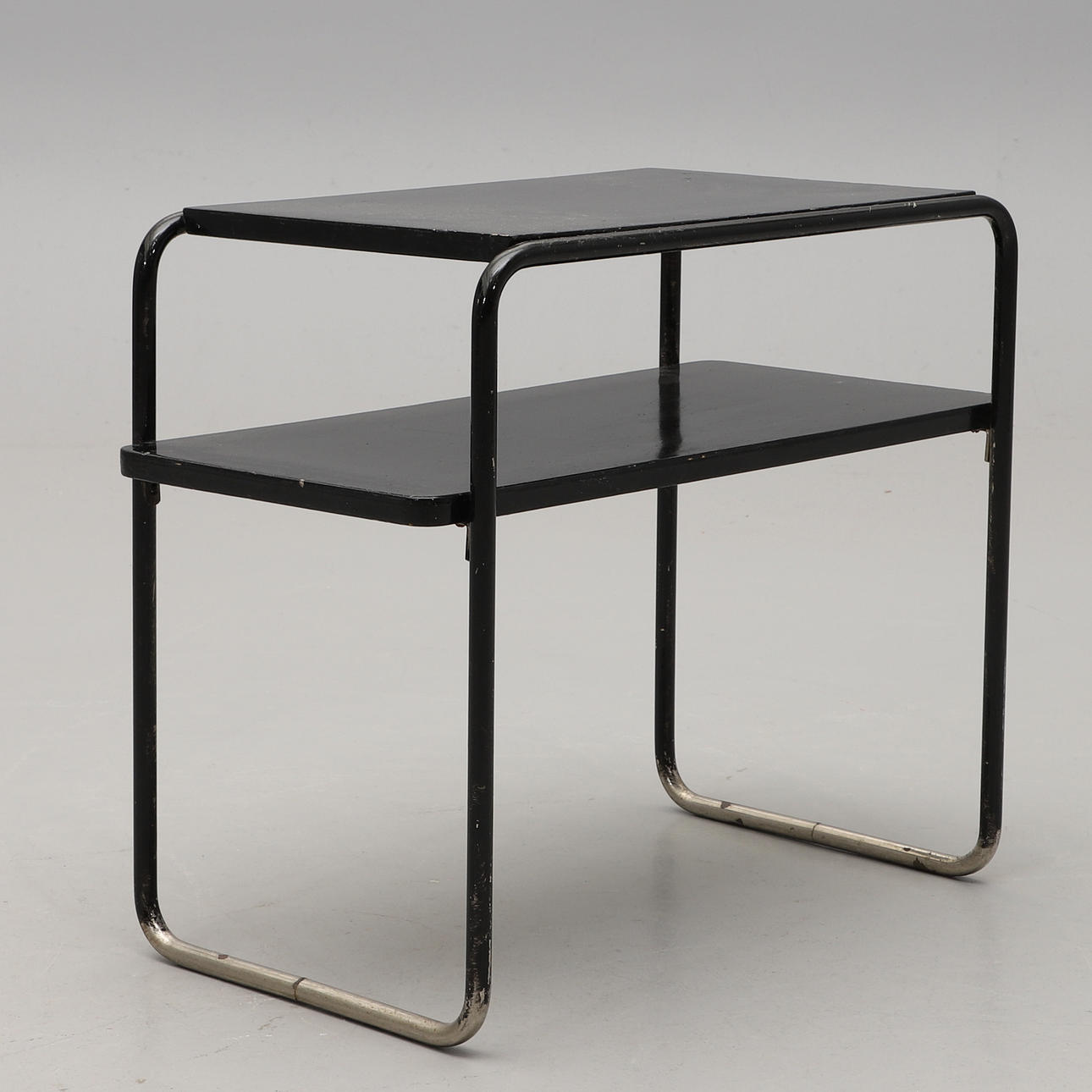 SIVUPÖYTÄ, funkis, stålrör, 1930-tal.