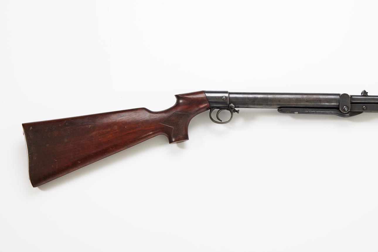 AIR RIFLE, British, B.S.A, Improved model D, under-lever, 1910s, serial ...